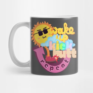 Wake Up, Kick Butt, Repeat Mug